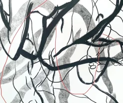 Pamono Luiza Kasprzyk, Permeations XIX, Oil on Canvas, 2022> Minimalist