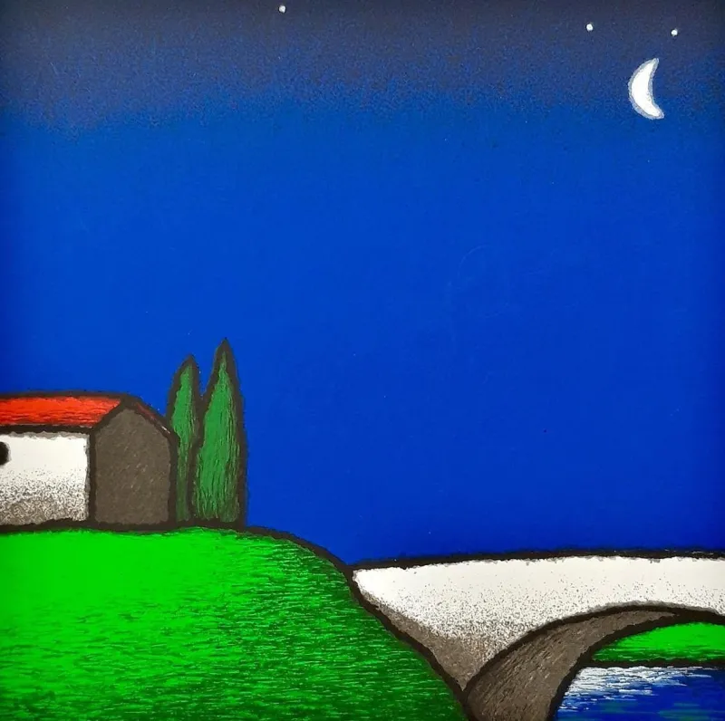 Pamono Luna sul ponte, 1999 Tino Stefanoni> Minimalist