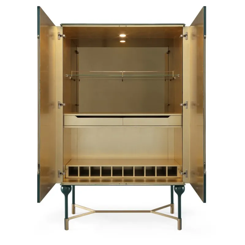 Pamono Lust Bar Cabinet in Midnight Blue