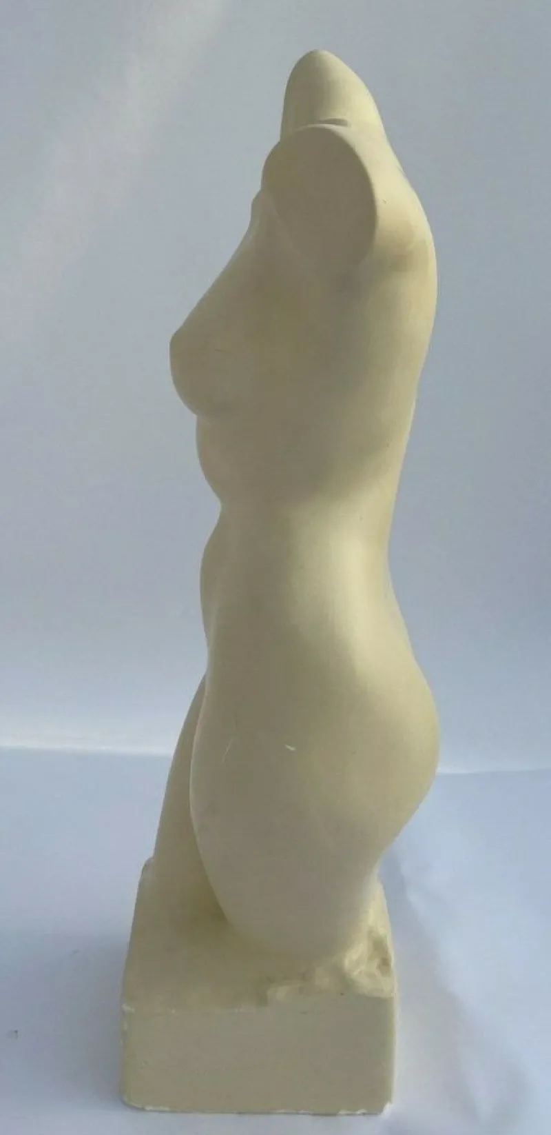 Sale Pamono M. Cabrol, Female Bust, 1950s, Plaster