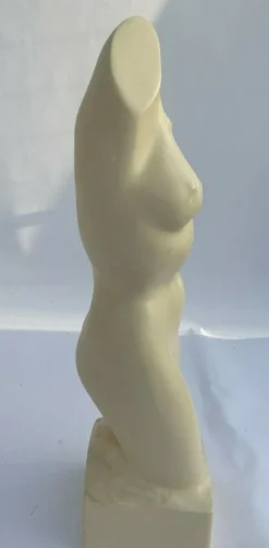 Sale Pamono M. Cabrol, Female Bust, 1950s, Plaster