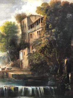 Pamono M. Locatelli, Italian Landscape, 2011, Oil on Canvas><noscript><img width=