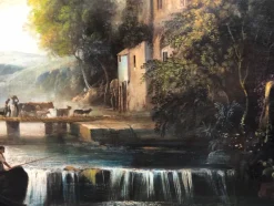 Pamono M. Locatelli, Italian Landscape, 2011, Oil on Canvas><noscript><img width=