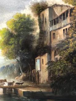 Pamono M. Locatelli, Italian Landscape, 2011, Oil on Canvas><noscript><img width=
