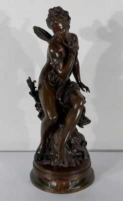 Pamono M. Moreau, Ondine Sculpture, Bronze> Classical
