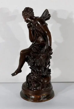 Pamono M. Moreau, Ondine Sculpture, Bronze><noscript><img width=