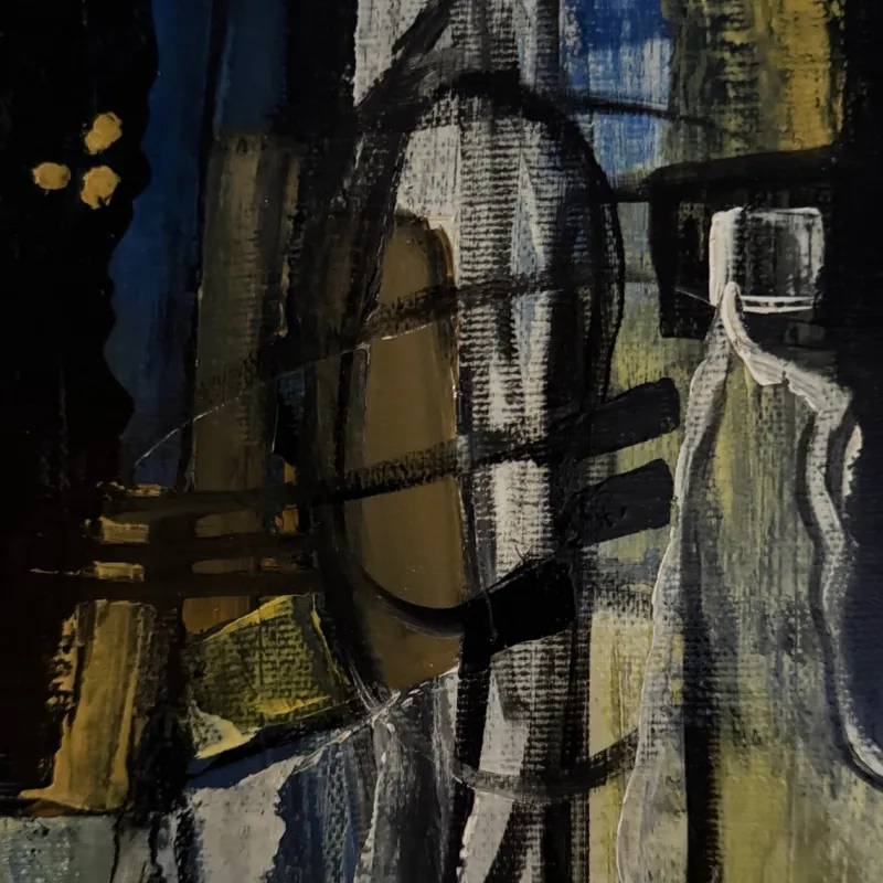 Outlet Pamono Mabris, Boléro, 21st Century, Acrylic on Canvas