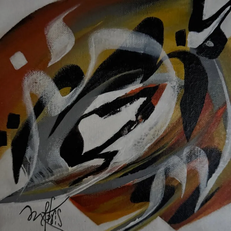 Pamono Mabris, Serenity, 2020, Acrylic on Canvas