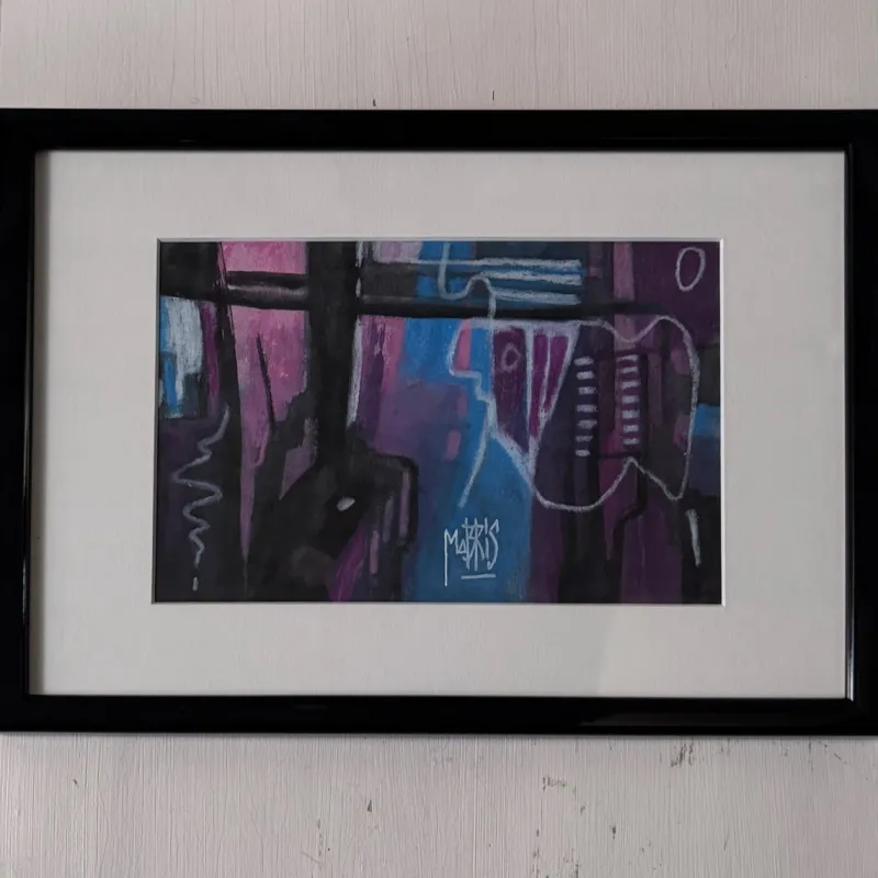Sale Pamono Mabris, Vague À L'Ame, 2011, Oil on Paper