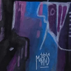Sale Pamono Mabris, Vague À L'Ame, 2011, Oil on Paper