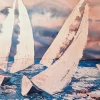 Pamono Macarena Sanz, Barcolana Race 3, Watercolor> Minimalist
