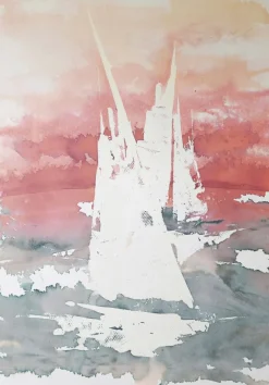 Pamono Macarena Sanz, Barcolana Race 5, Watercolor> Minimalist