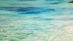 Pamono Macarena Sanz, Paradise, Oil on Canvas> Minimalist