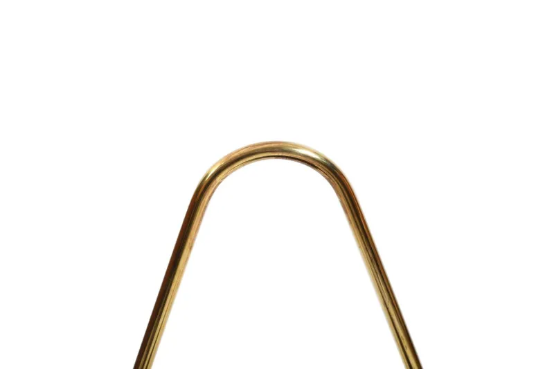 Pamono Magazin Holder in Brass and Leather by Carl Auböck for Werkstätte, Denmark, 1950s