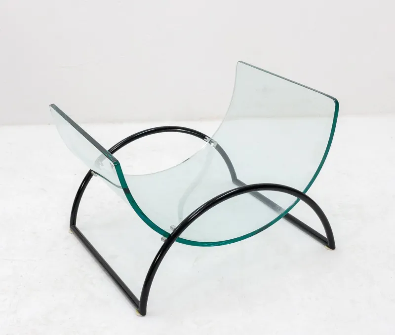 Pamono Magazine Holder from Galotti & Radice, 1980s> Magazine Racks