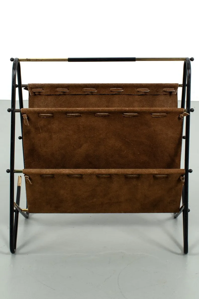 Pamono Magazine Holder, 1960s> Magazine Racks