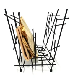 Pamono Magazine Rack by Alessi Fratelli Campana><noscript><img width=