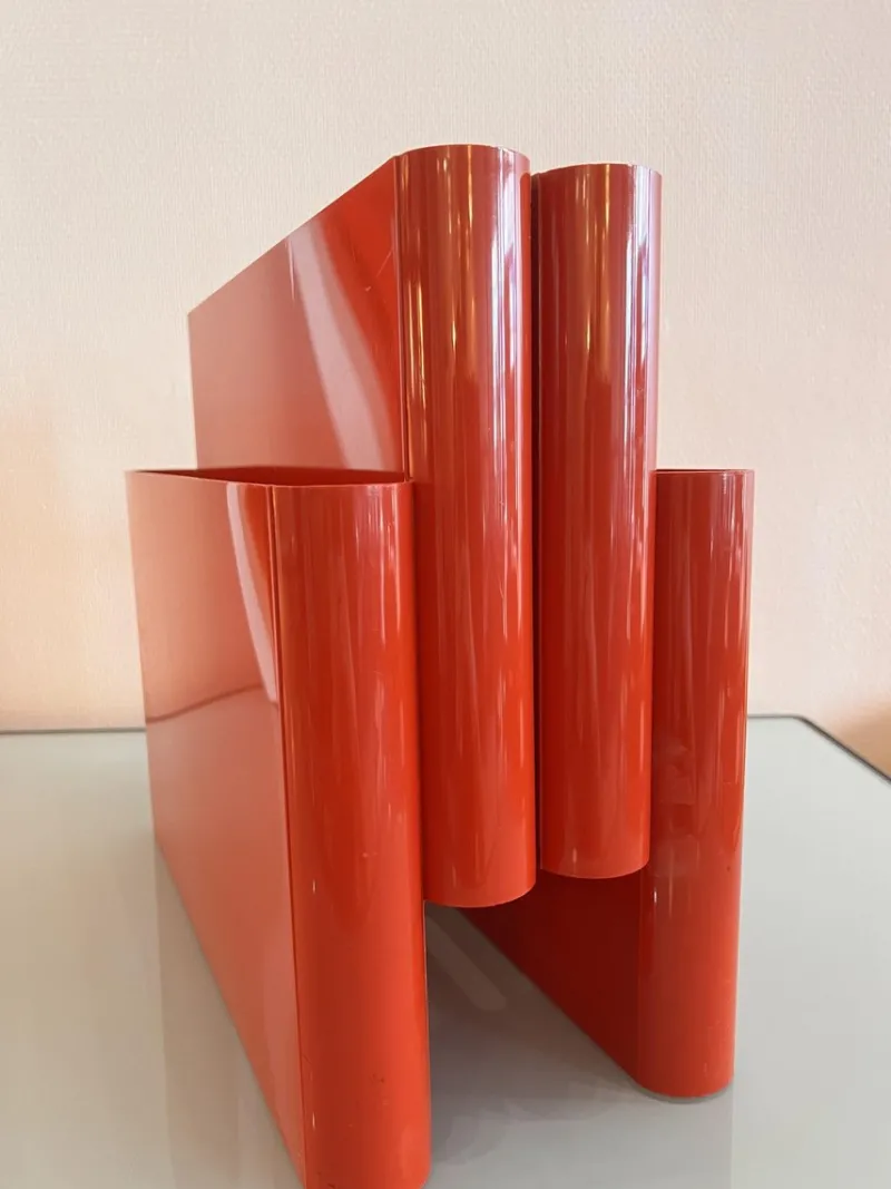 Pamono Magazine Rack by Giotto Stoppino for Kartell, 1970> Magazine Racks
