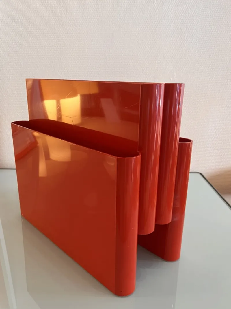 Pamono Magazine Rack by Giotto Stoppino for Kartell, 1970> Magazine Racks