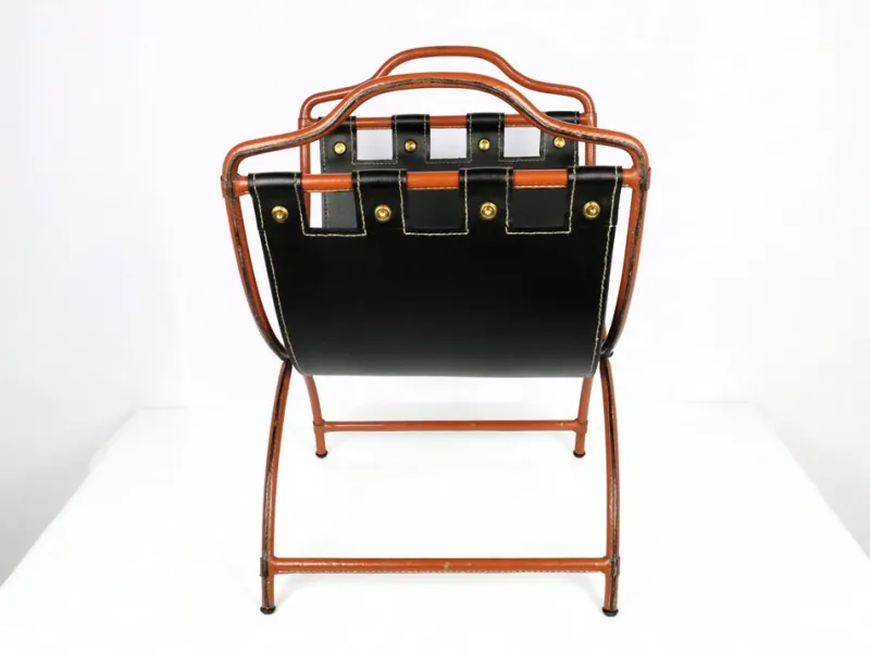 Pamono Magazine Rack by Jacques Adnet, 1950> Magazine Racks
