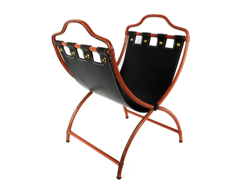 Pamono Magazine Rack by Jacques Adnet, 1950> Magazine Racks