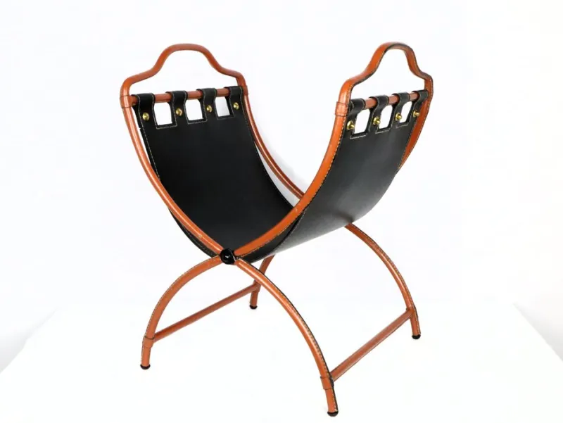 Pamono Magazine Rack by Jacques Adnet, 1950> Magazine Racks