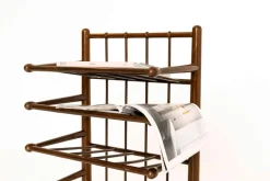 Pamono Magazine Rack by Josef Frank for Svenskt Tenn, Sweden 1950s><noscript><img width=