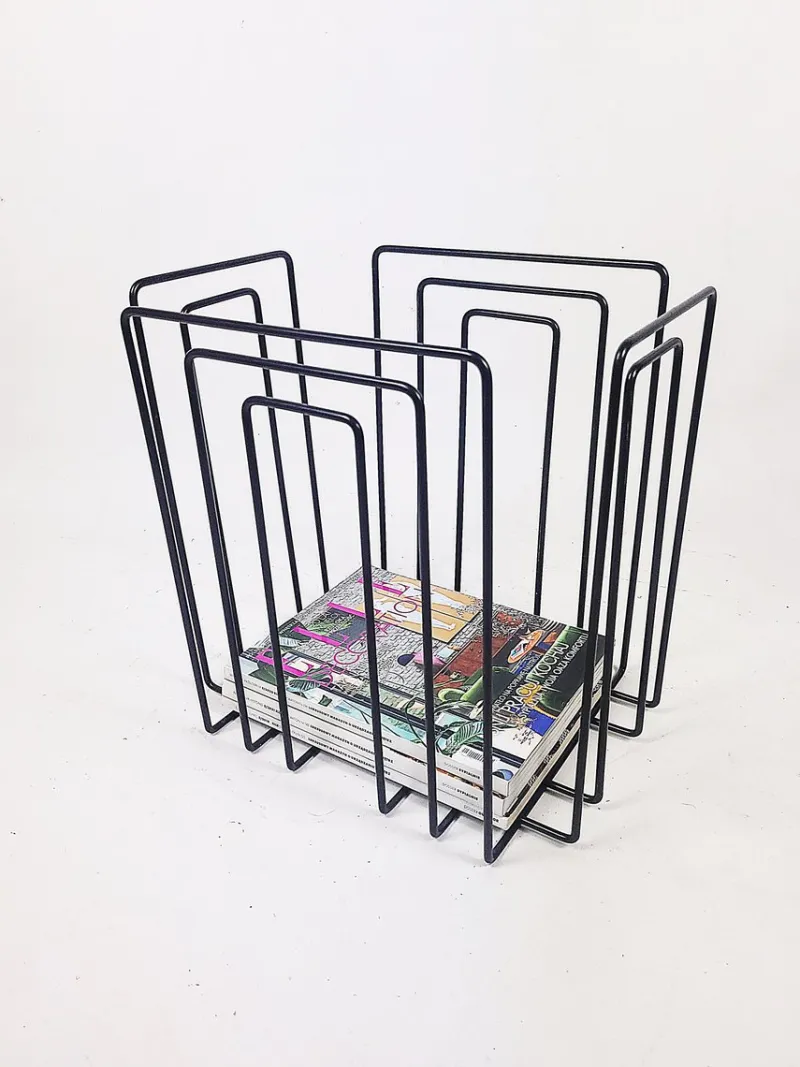 Clearance Pamono Magazine Rack by Willy Glaeser for Thomas Merlo, 1980s