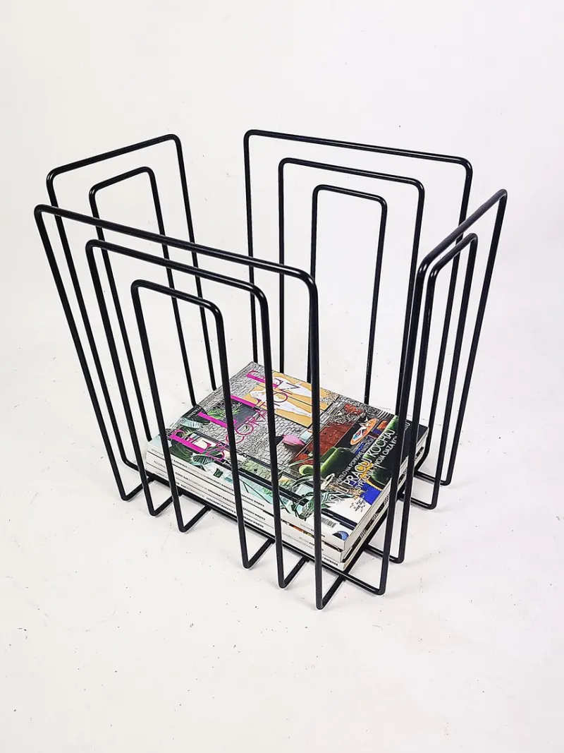 Clearance Pamono Magazine Rack by Willy Glaeser for Thomas Merlo, 1980s