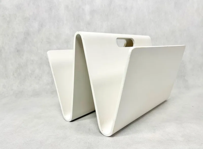 Hot Pamono Magazine Rack in Plywood in the style of Alvar Aalto, 1980s