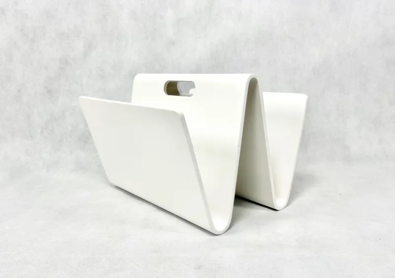 Hot Pamono Magazine Rack in Plywood in the style of Alvar Aalto, 1980s