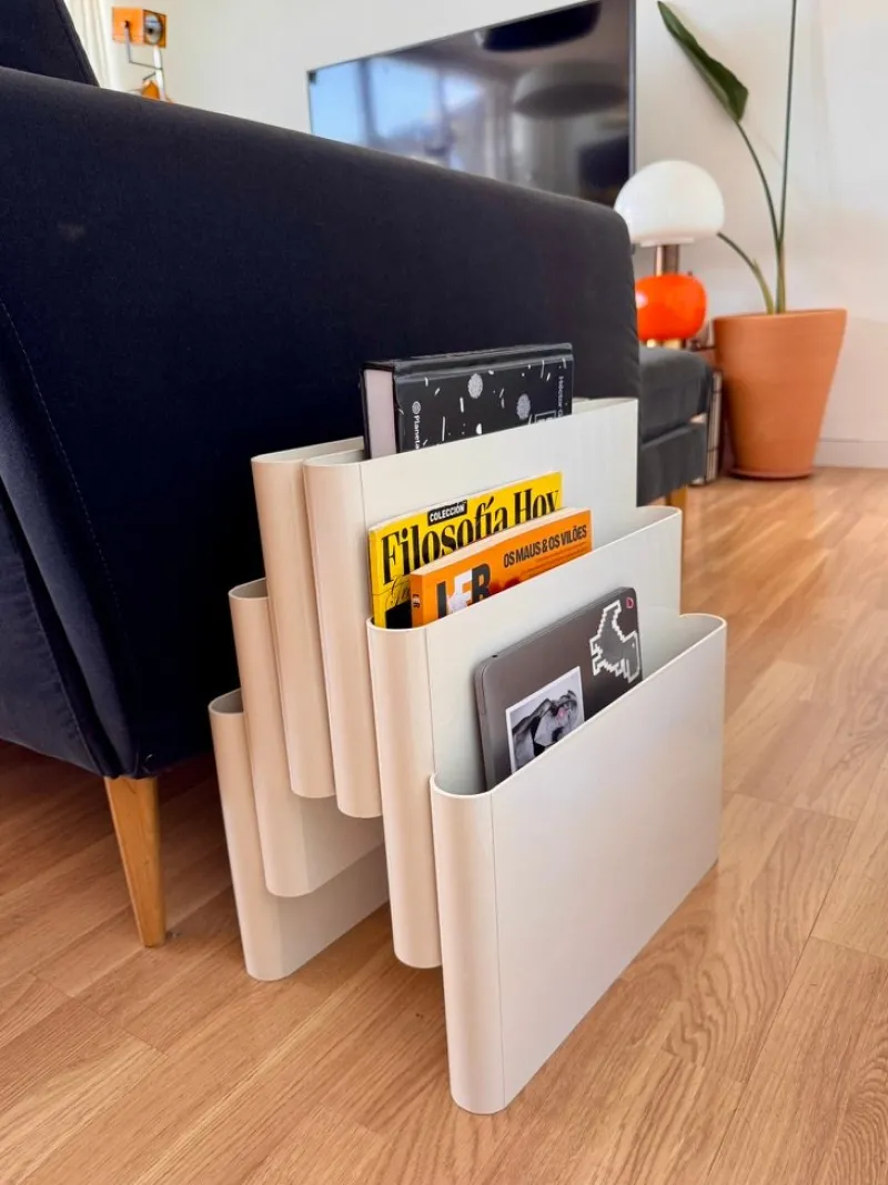 Pamono Magazine Rack Mod.4675 by Giotto Stoppino for Kartell, Italy, 1970> Magazine Racks