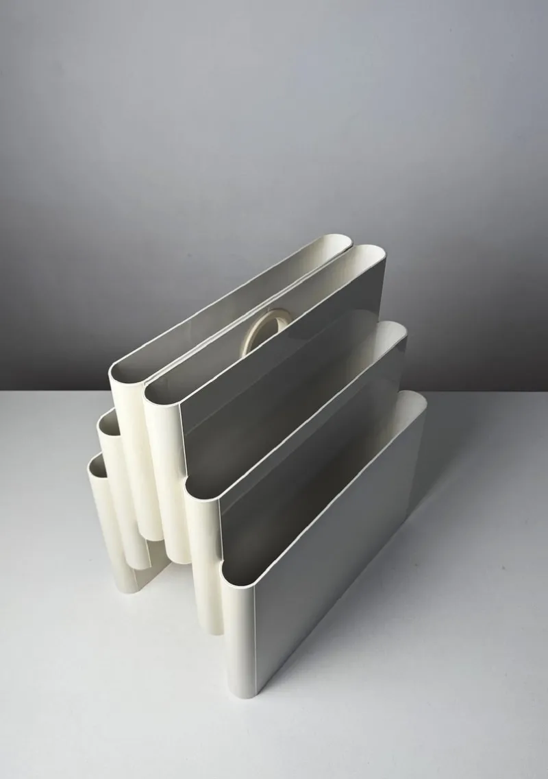 Pamono Magazine Rack Mod.4675 by Giotto Stoppino for Kartell, Italy, 1970> Magazine Racks