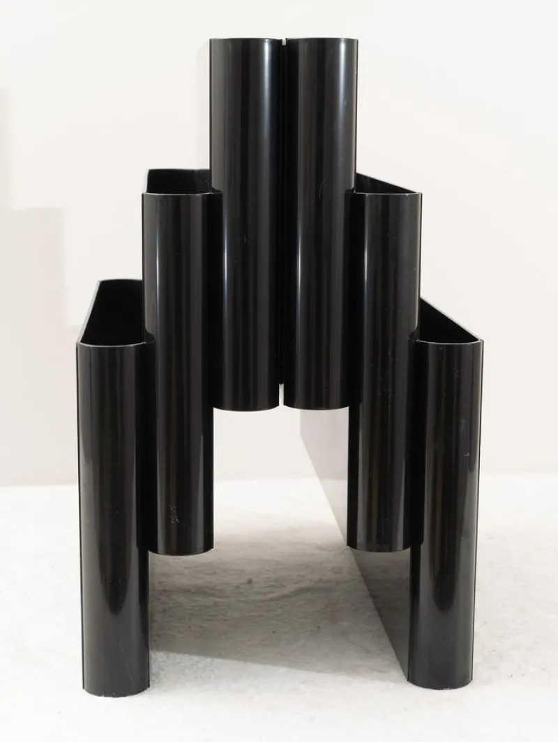 Pamono Magazine Rack Model 4675 attributed to Giotto Stoppino for Kartell, 1970s> Magazine Racks