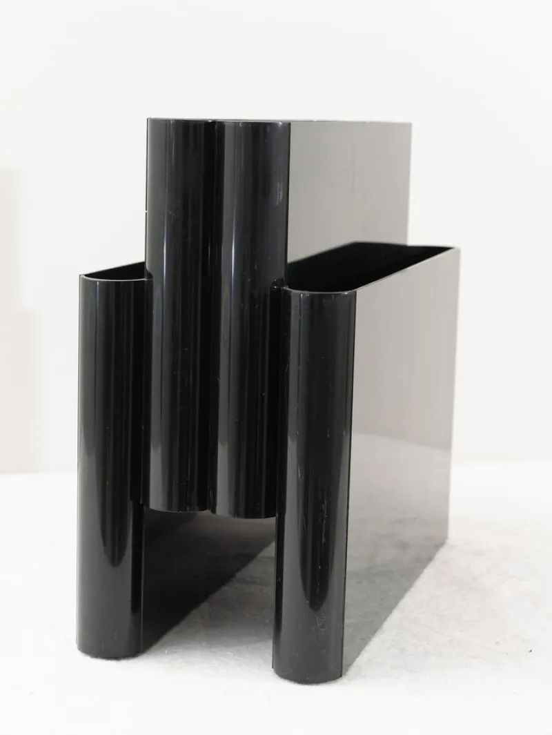 Pamono Magazine Rack Model 4675 attributed to Giotto Stoppino for Kartell, 1970s> Magazine Racks