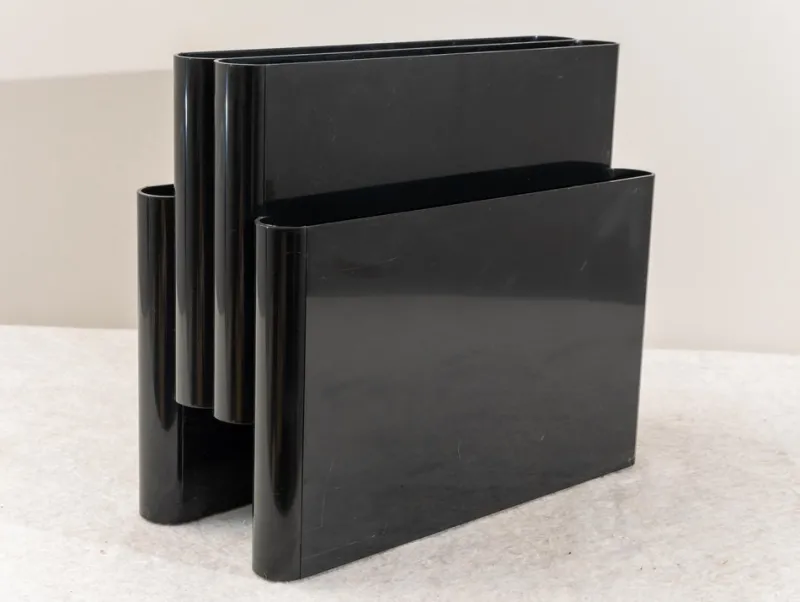 Pamono Magazine Rack Model 4675 attributed to Giotto Stoppino for Kartell, 1970s> Magazine Racks