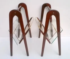 Pamono Magazine Racks by Cesare Lacca, 1950s, Set of 2> Magazine Racks