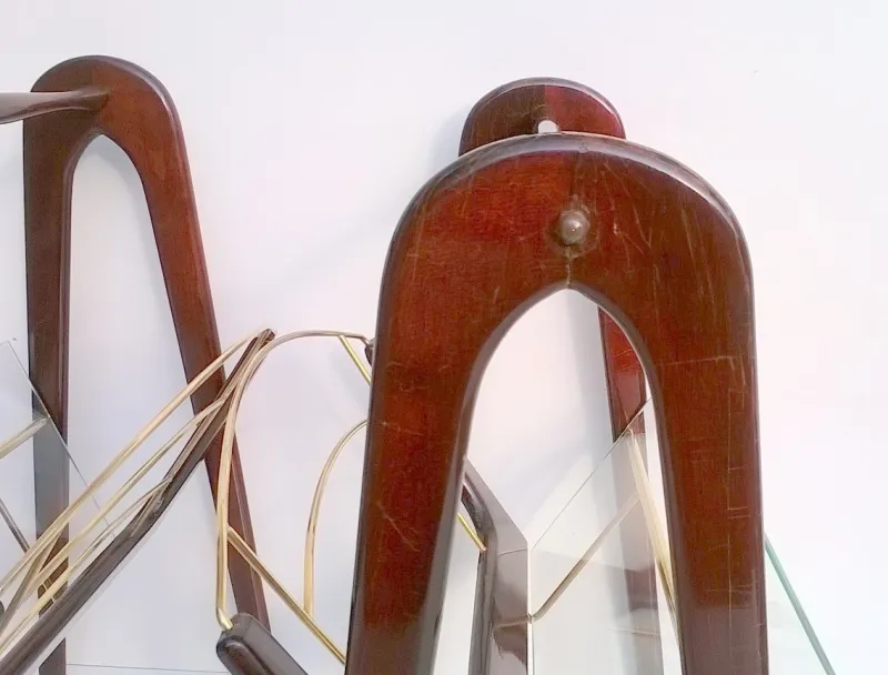 Pamono Magazine Racks by Cesare Lacca, 1950s, Set of 2> Magazine Racks