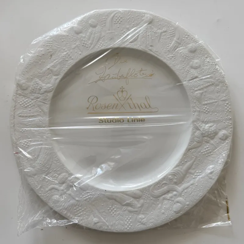 Discount Pamono Magic Flute Service Plates by Björn Wiinblad for Rosenthal, 1970s, Set of 4