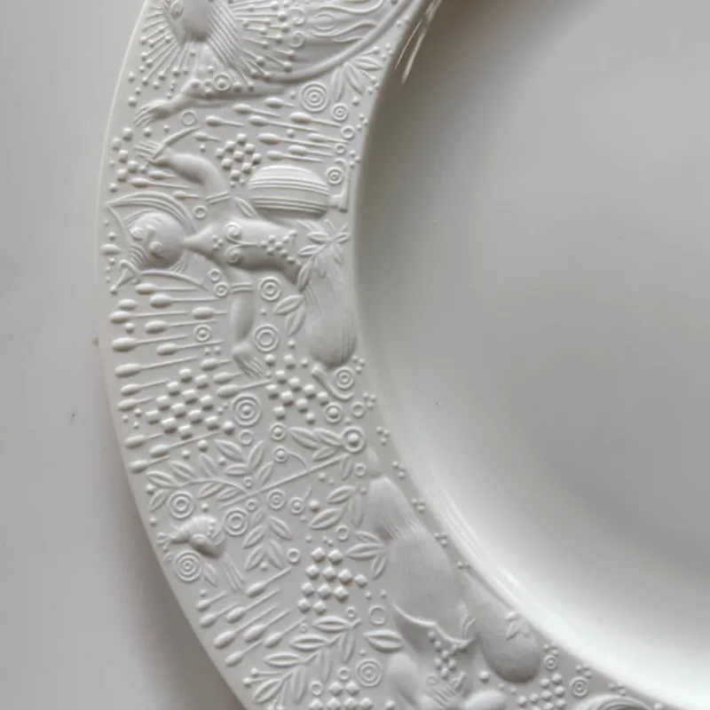 Discount Pamono Magic Flute Service Plates by Björn Wiinblad for Rosenthal, 1970s, Set of 4