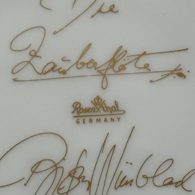 Discount Pamono Magic Flute Service Plates by Björn Wiinblad for Rosenthal, 1970s, Set of 4