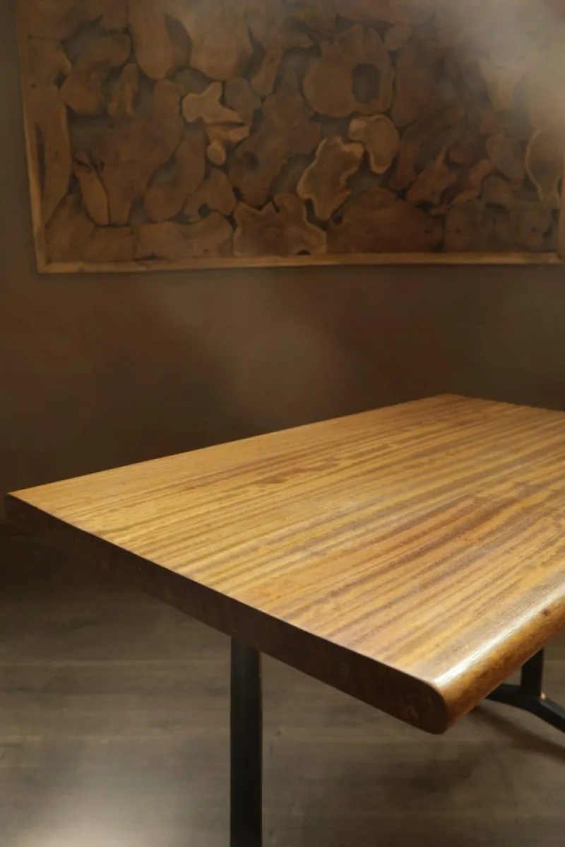 Pamono Mahogany Bistro Table from Horgenglarus> Garden Tables