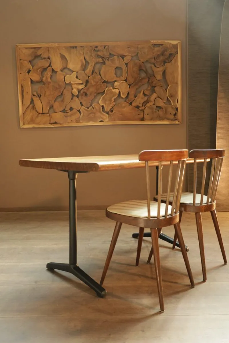 Pamono Mahogany Bistro Table from Horgenglarus> Garden Tables