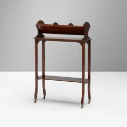 Pamono Mahogany Book Trough, 1920> Magazine Racks