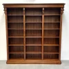Online Pamono Mahogany Bookcase with Carved Details