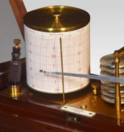 Pamono Mahogany Cased Barograph by R. Stewart, 1890s> Cabinets & Wardrobes