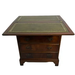 Online Pamono Mahogany Chest of Drawers with Hidden Writing Desk from Burton Reproductions, England, 1970s