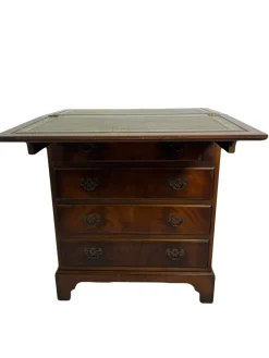 Online Pamono Mahogany Chest of Drawers with Hidden Writing Desk from Burton Reproductions, England, 1970s