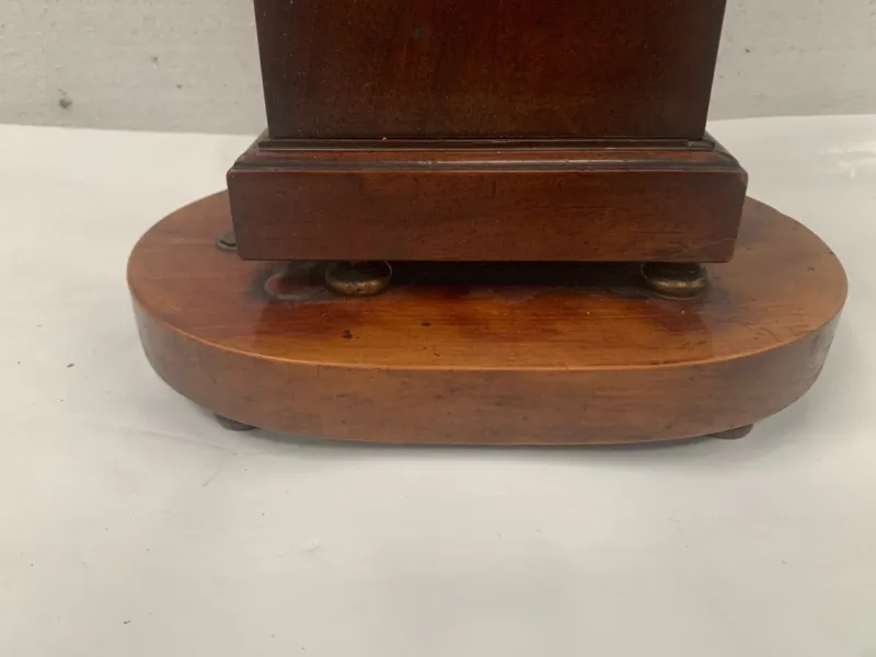 Pamono Mahogany Clock with Wire Movement, 19th Century> Clocks