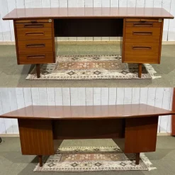 Pamono Mahogany Executive Desk, 1960s> Desks